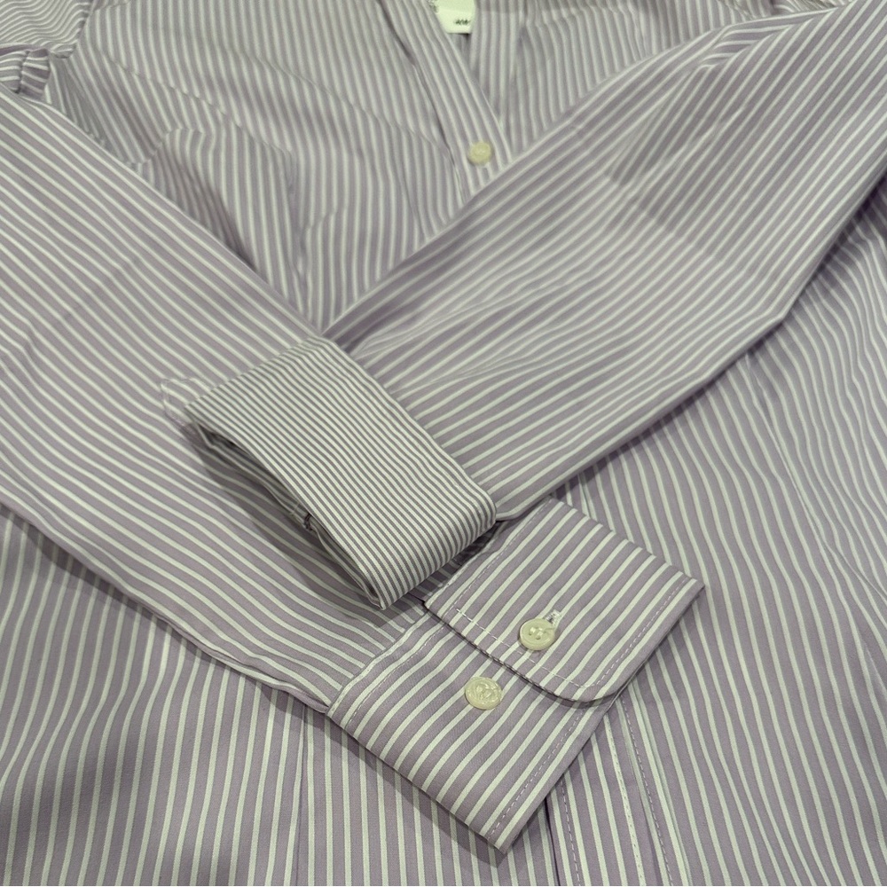NWT H&M Long Sleeve Button Down Dress Shirt - Picture 11 of 11